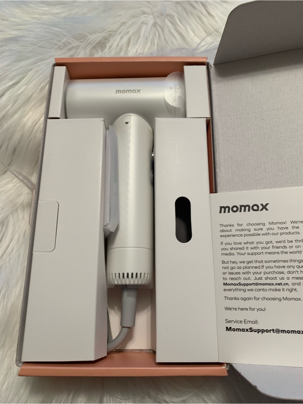 MOMAX-1 Mini Ultra Ion Hair dryer 110,000 RPM Brand New in Box - Picture 3 of 9